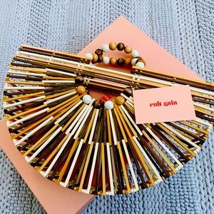 Cult Gaia bamboo bag - perfect for summer. Authentic bag with original card.